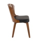 LumiSource Bocello Chair - BLACK - Side