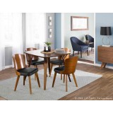LumiSource Bocello Chair - BLACK - Lifestyle