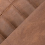 LumiSource Clubhouse Pleated Chair - Set of 2 - BROWN - Swatch