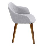 LumiSource Campania Chair - GREY - Side
