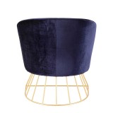LumiSource Canary Tub Chair - BLUE - Rear