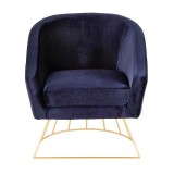 LumiSource Canary Tub Chair - BLUE - Front