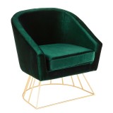 LumiSource Canary Tub Chair - GREEN - Perspective