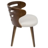 LumiSource Cosi Chair - CREAM - Side