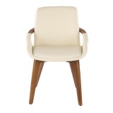 LumiSource Cosmo Chair - CREAM - Front