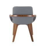 LumiSource Cosmo Chair - GREY - Rear
