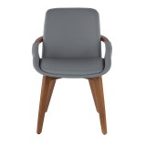 LumiSource Cosmo Chair - GREY - Front