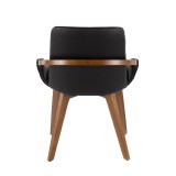 LumiSource Cosmo Chair - BLACK - Rear