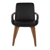 LumiSource Cosmo Chair - BLACK - Front