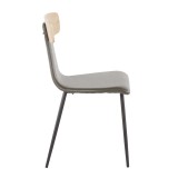 LumiSource Elio Chair - Set of 2 - GREY - Side