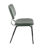 LumiSource Foundry Chair - Set of 2 - GREEN - Side