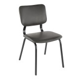 LumiSource Foundry Chair - Set of 2 - GREY - Perspective