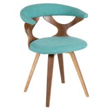 LumiSource Gardenia Chair - TEAL - Perspective