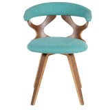 LumiSource Gardenia Chair - TEAL - Front