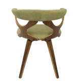 LumiSource Gardenia Chair - GREEN - Rear