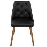 LumiSource Giovanni Chair - BLACK - Front