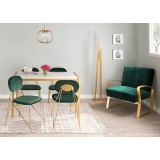 LumiSource Henley Lounge Chair - GREEN - Lifestyle