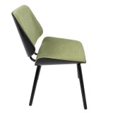 LumiSource Lombardi Chair - Set of 2 - GREEN - Side