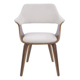 LumiSource Lucci Chair - CREAM - Front