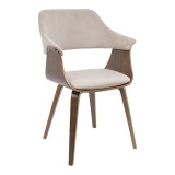 LumiSource Lucci Chair - TAN - Perspective