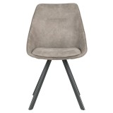 LumiSource Marche Chair - Set of 2 - STONE - Front
