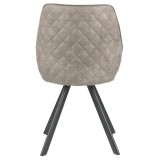 LumiSource Marche Chair - Set of 2 - STONE - Rear