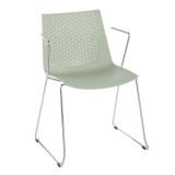 LumiSource Matcha Chair - Set of 2 - GREEN - Perspective