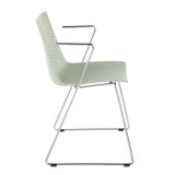 LumiSource Matcha Chair - Set of 2 - GREEN - Side