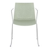 LumiSource Matcha Chair - Set of 2 - GREEN - Front