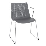 LumiSource Matcha Chair - Set of 2 - GREY - Perspective