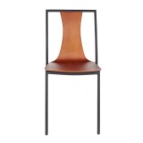 LumiSource Osaka Chair - Set of 4 - WALNUT - Front