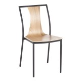 LumiSource Osaka Chair - Set of 4 - NATURAL - Perspective