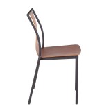 LumiSource Osaka Chair - Set of 4 - WALNUT - Side