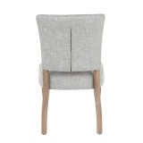 LumiSource Rita Dining Chair - Set of 2 - GREEN/GREY - Rear