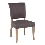 LumiSource Rita Dining Chair - Set of 2 - GREY - Perspective