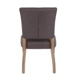 LumiSource Rita Dining Chair - Set of 2 - GREY - Rear