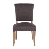LumiSource Rita Dining Chair - Set of 2 - GREY - Front