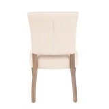 LumiSource Rita Dining Chair - Set of 2 - BEIGE - Rear