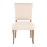 LumiSource Rita Dining Chair - Set of 2 - BEIGE - Front