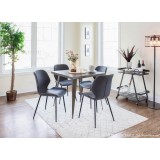 LumiSource Industrial Serena Chair - Set of 2 - GREY -  Lifestyle