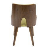 LumiSource Stella Chair - Set of 2 - GREEN - Rear