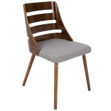 LumiSource Trevi Chair - GREY - Perspective