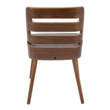 LumiSource Trevi Chair - GREY - Rear
