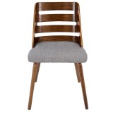 LumiSource Trevi Chair - GREY - Front