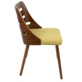 LumiSource Trevi Chair - GREEN - Side
