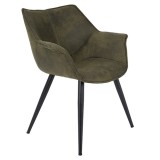 LumiSource Wrangler Chair - Set of 2 - GREEN - Perspective