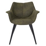 LumiSource Wrangler Chair - Set of 2 - GREEN - Front