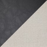 LumiSource Wayne Two-Tone Chair - Set of 2 - Cream + Black - Swatch