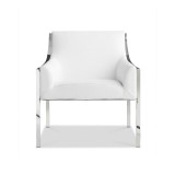 Dalton Leisure Armchair White - Front