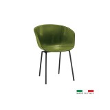 Bellini Modern Living Cherry Dining Chair - Set of 2 - Green